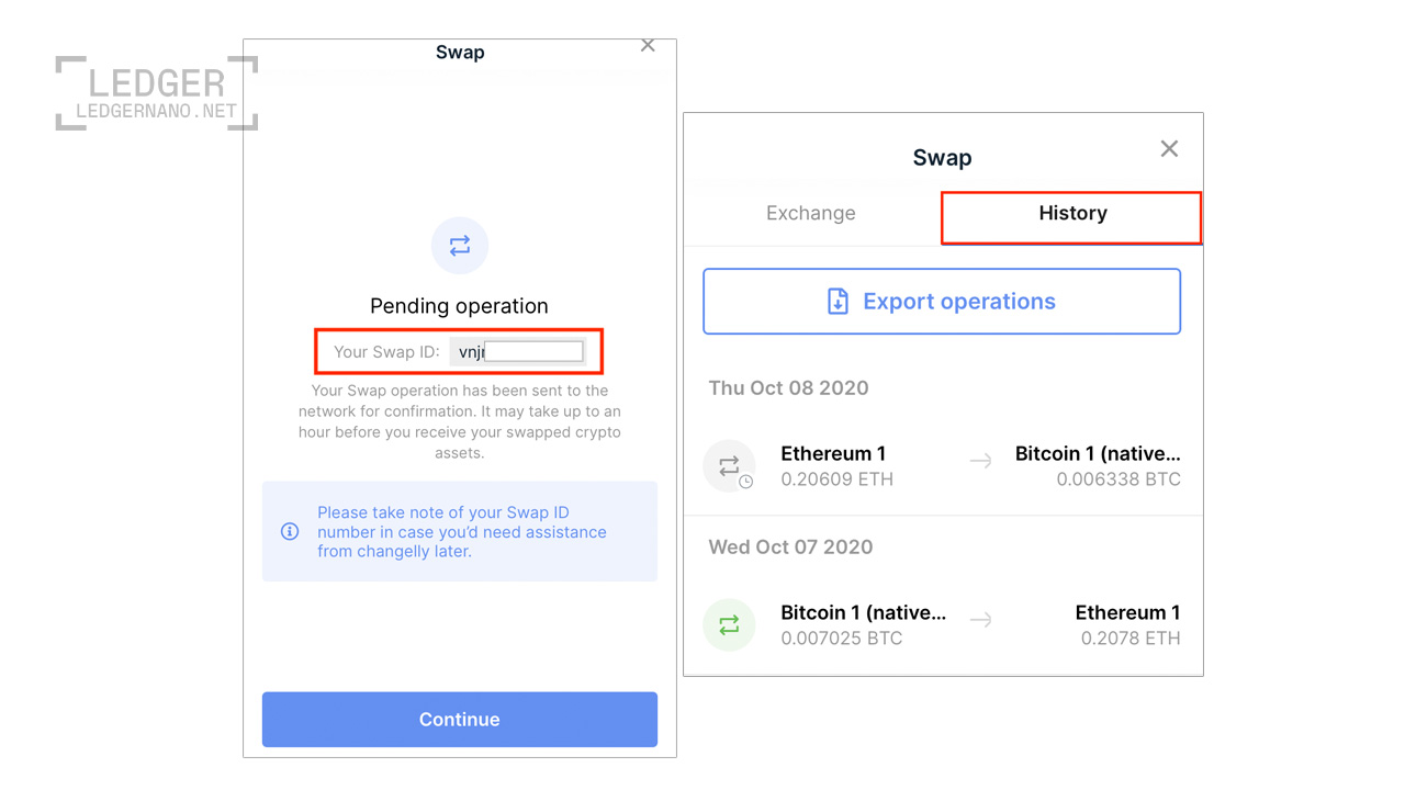 swap ledger5
