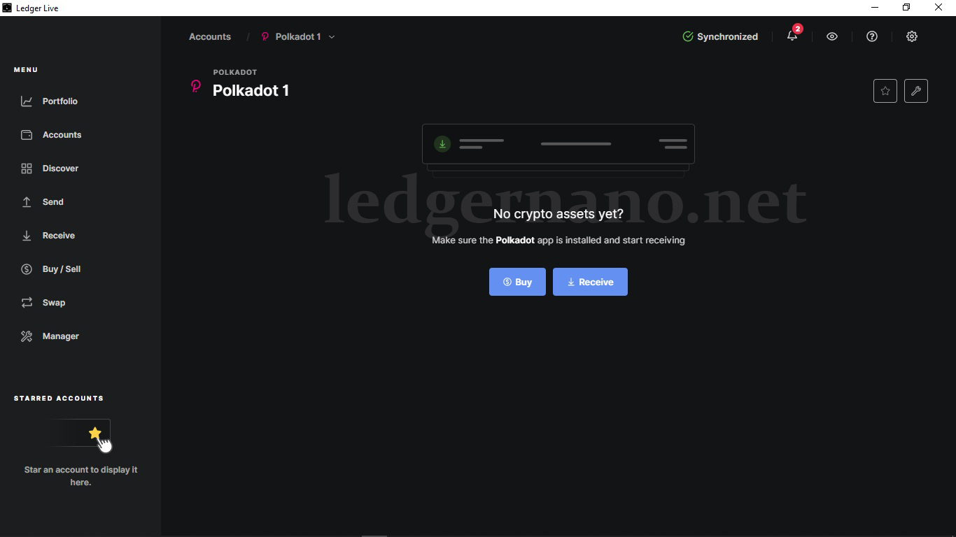 آموزش انتقال ارز پولکادات ( Polkadot ) به کیف پول لجر 7 dot7