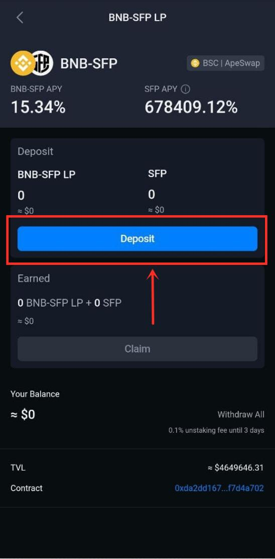 چگونه ارز دیجیتال را در SafePal Earn استیک کنیم؟ 7 stake7