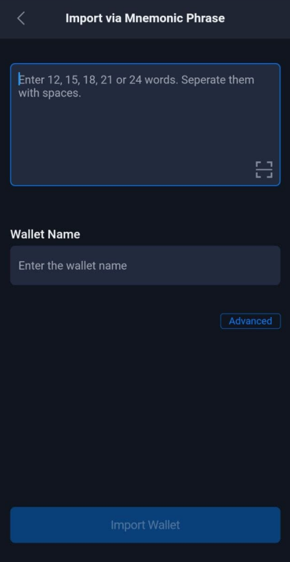 وارد کردن کلمات بازیابی و بررسی صحت املا
