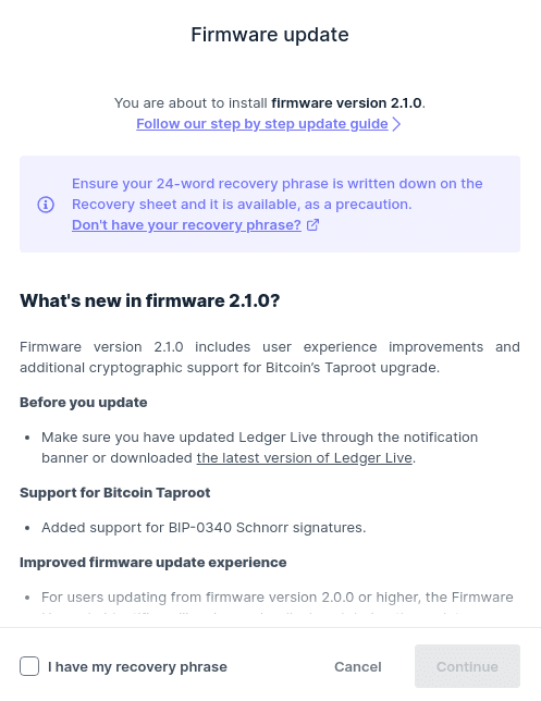 update lns notes