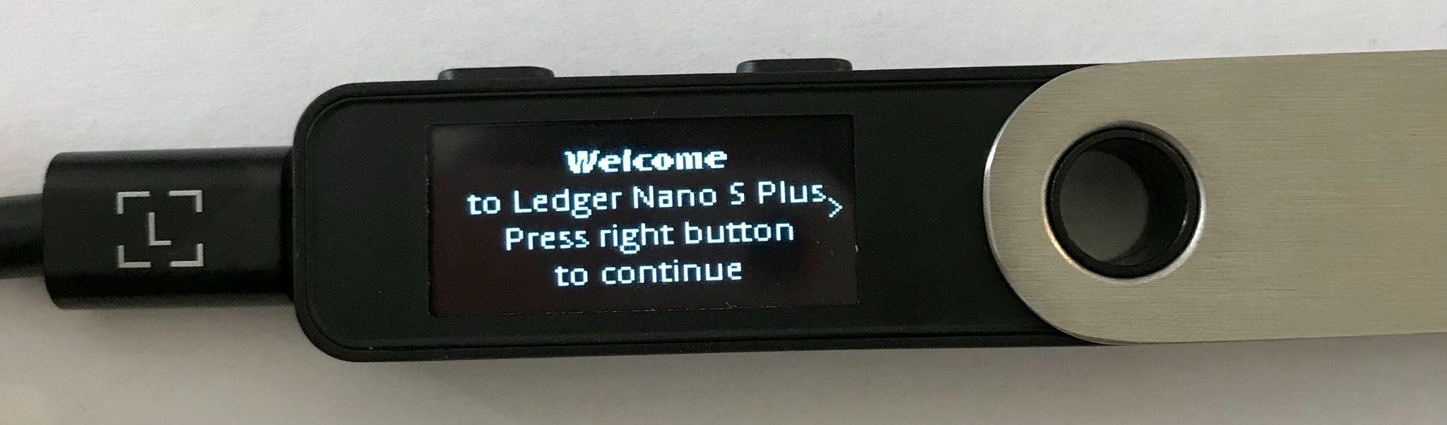 نحوه تشخیص لجر نانو اس پلاس تقلبی و اصلی 2 ledger nano s plus welcome