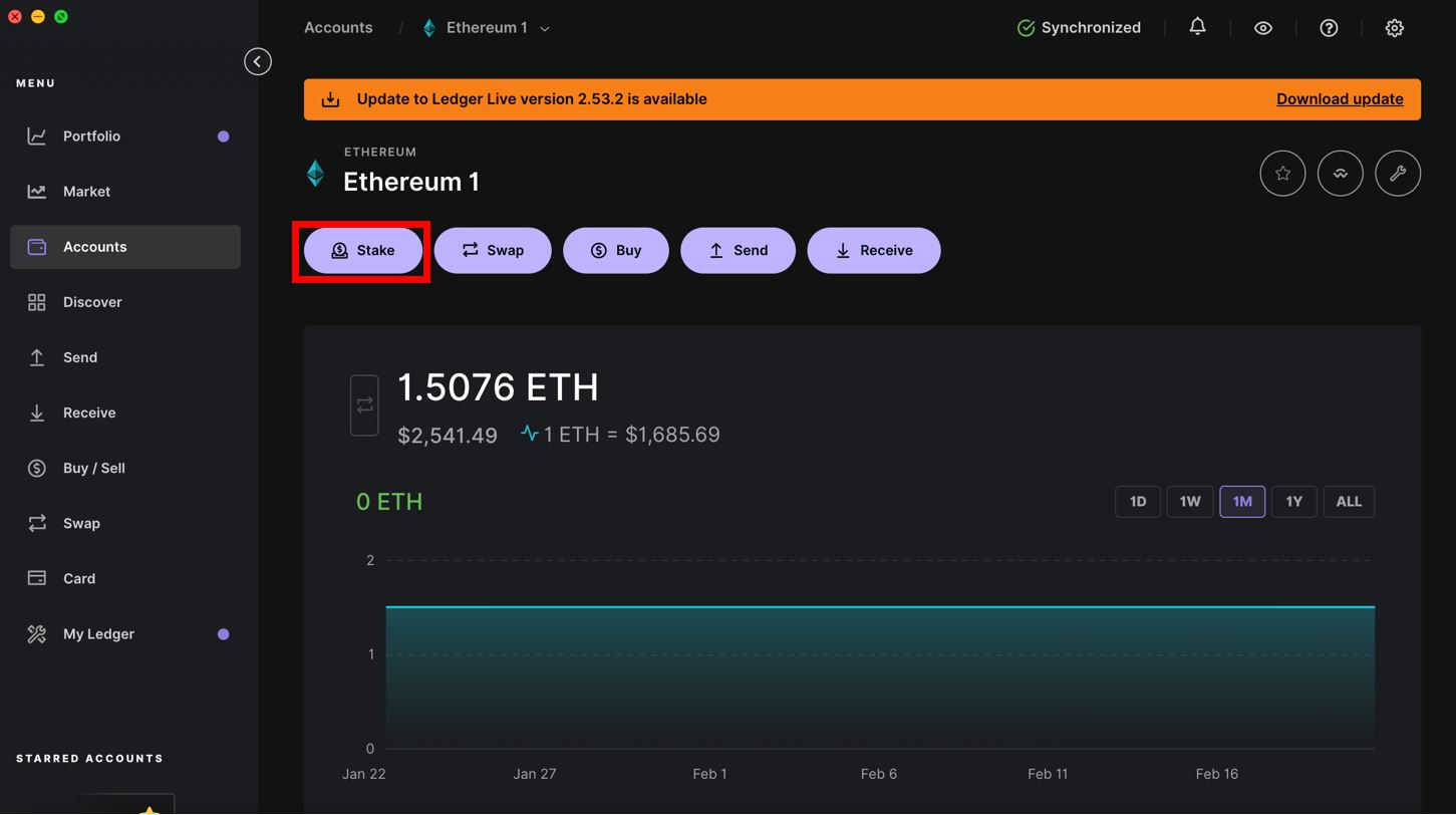 stake eth ledger 02