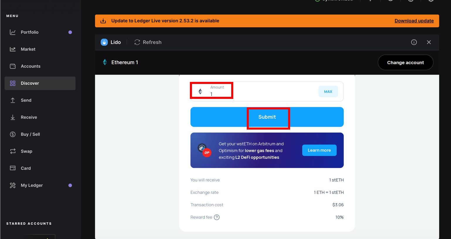 stake eth ledger 04