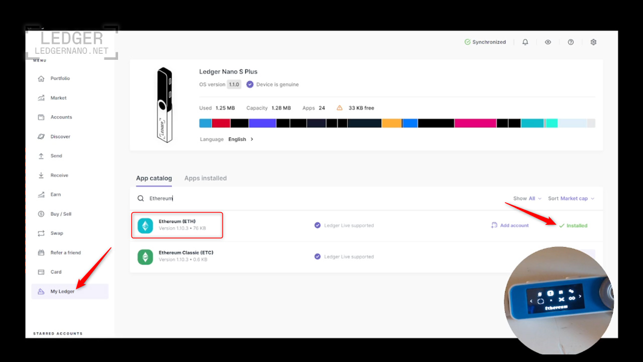 ارسال تراکنش اتریوم با تنظیمات دلخواه، از طریق لجر لایو 1 ledgernano post template 7 2