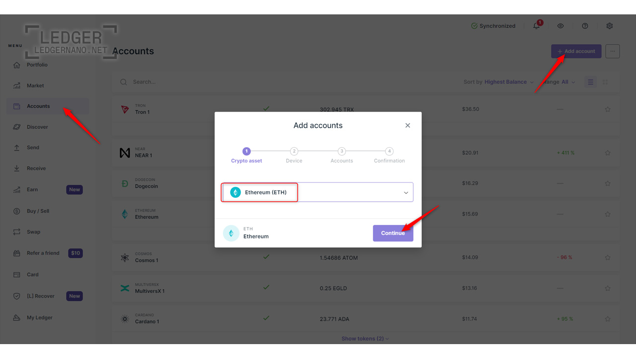 ارسال تراکنش اتریوم با تنظیمات دلخواه، از طریق لجر لایو 2 ledgernano post template 8 1