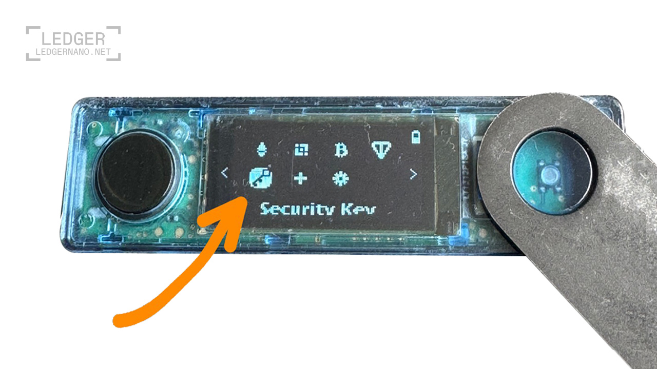 برنامه کلید امنیتی لجر - Security Key 3 ledger3
